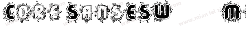 Core SansESW 15-55Me字体转换